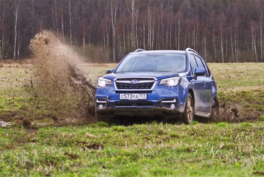 Константин Сорокин «поехал лесом» на обновленном кроссовере Subaru Forester