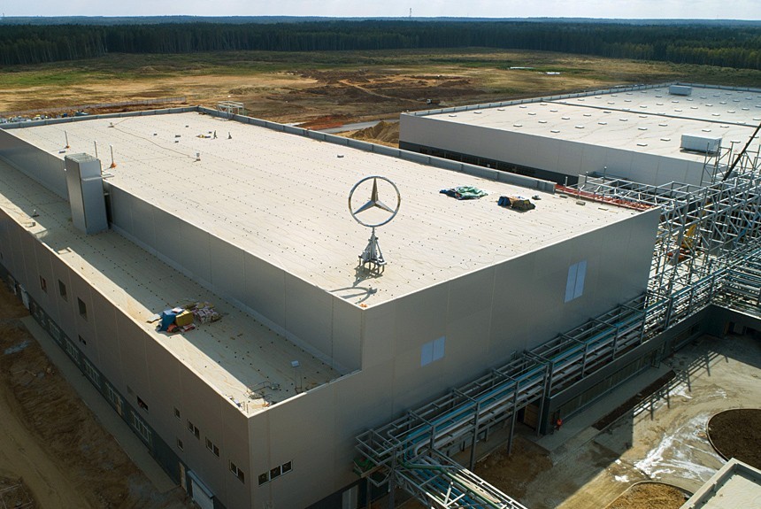 Российский завод Mercedes: началась пусконаладка
