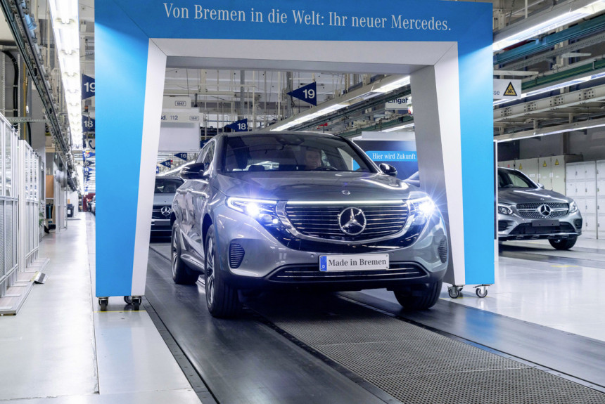 Кроссовер Mercedes-Benz EQC выходит на рынок
