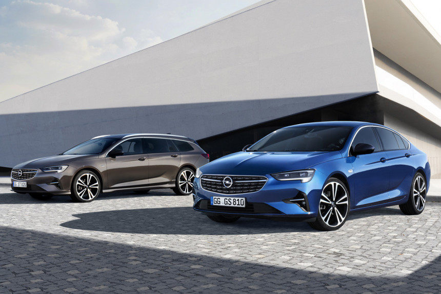 Семейство Opel Insignia подверглось плановому рестайлингу