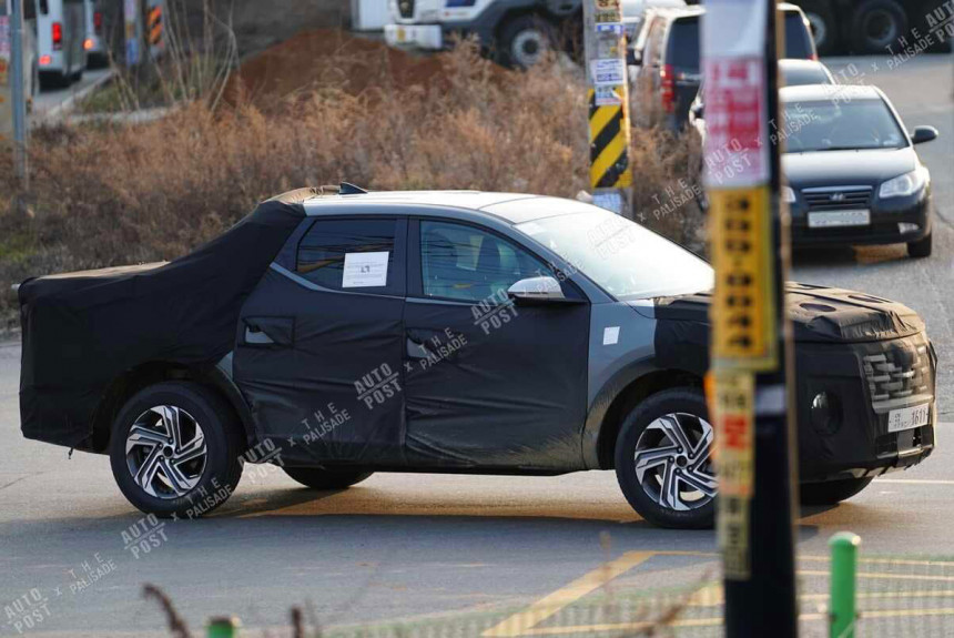 Пикап Hyundai Santa Cruz засветили на испытаниях