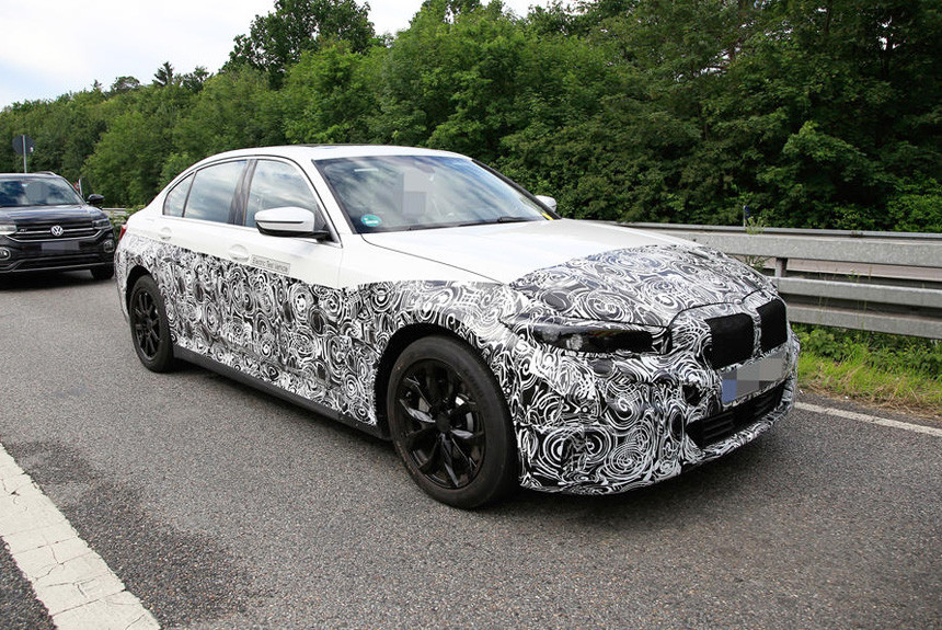 Электрический седан BMW третьей серии вышел на тесты