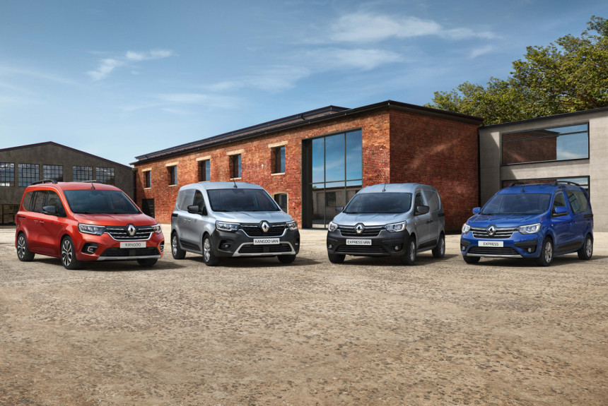 Renault рассекретила новые «каблучки» Kangoo и Express