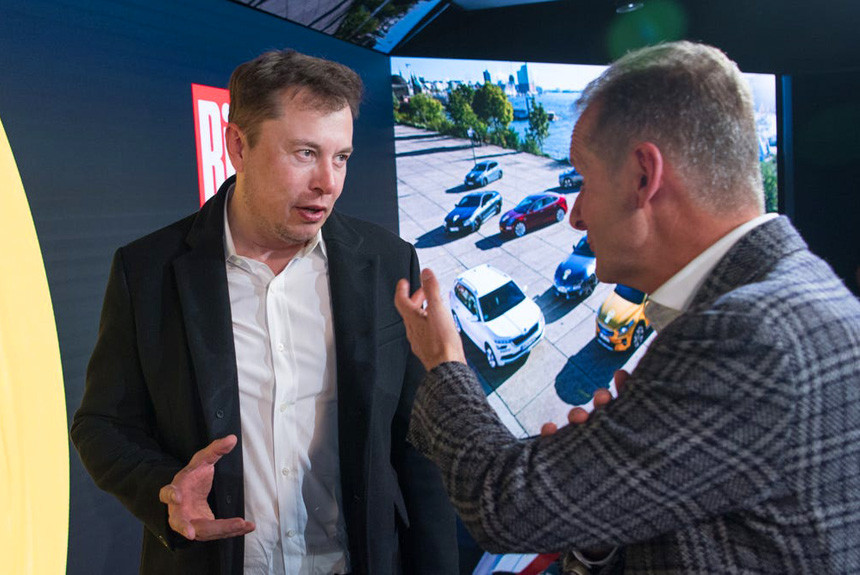 Главы компаний VW и Tesla высказались против водородомобилей