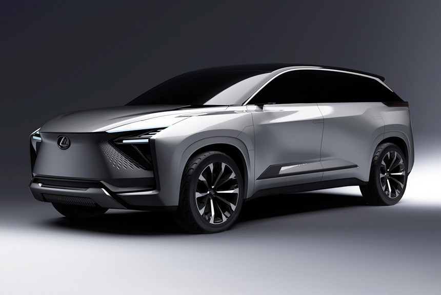 Семиместный электро-Lexus: новые изображения