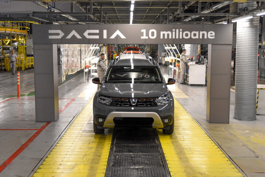 Выпущено 10 миллионов автомобилей Dacia