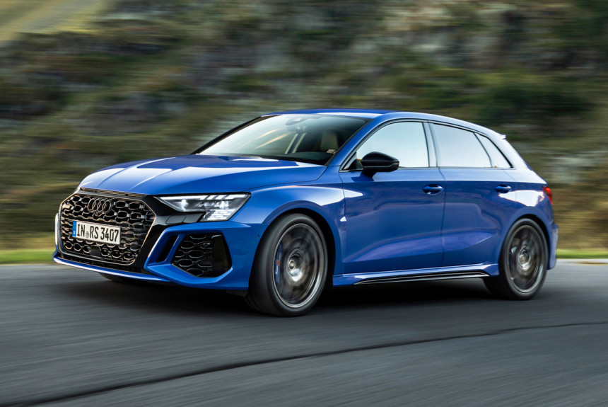 Audi RS 3 performance edition сможет взять рубеж 300 км/ч