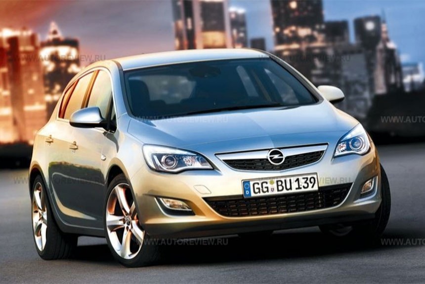 Максим Кадаков смог не только созерцать Opel Astra нового поколения, но и поездил на одном из прототипов