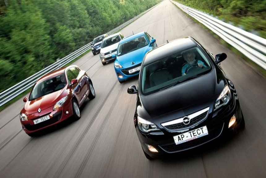 Opel Astra, Renault Megane, Volkswagen Golf, Mazda 3 или Hyundai i30?