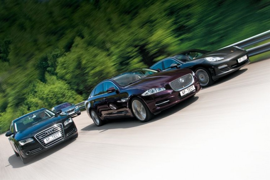 Porsche Panamera, Jaguar XJ, Audi A8 или BMW Gran Turismo?