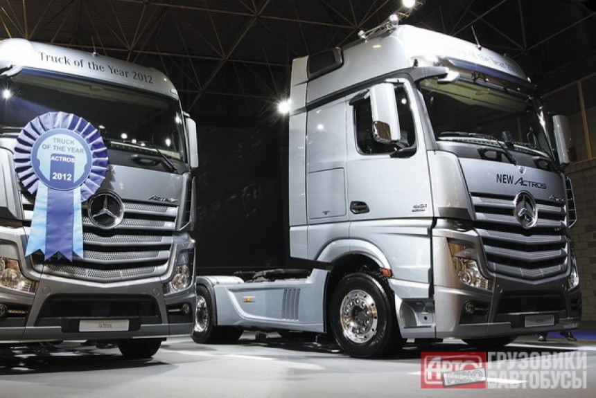 «Международным грузовиком года» стал новый Mercedes Actros: победителей не судят? 