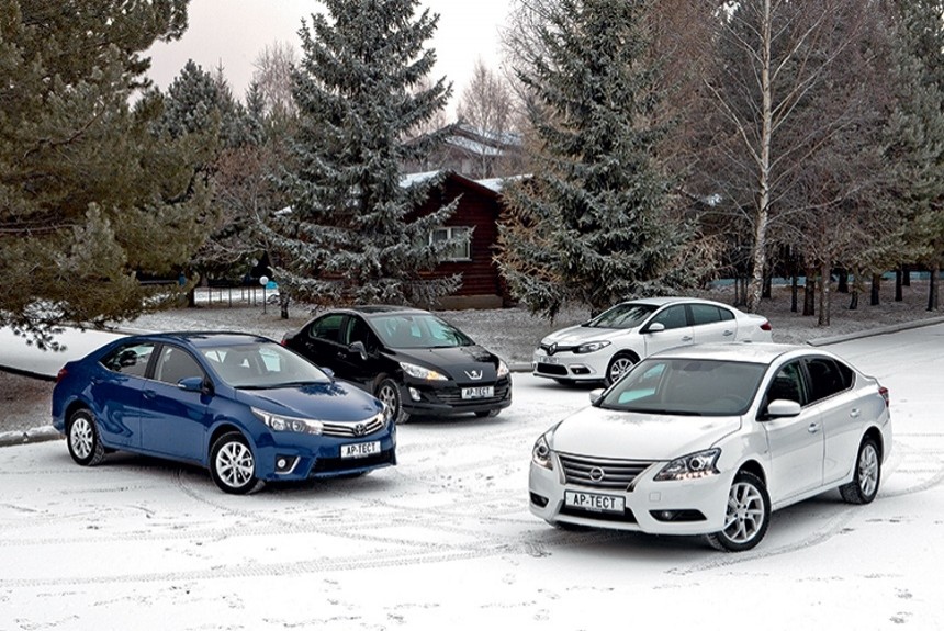Nissan Sentra, Peugeot 408, Renault Fluence и Toyota Corolla — какой из автомобилей лучше?