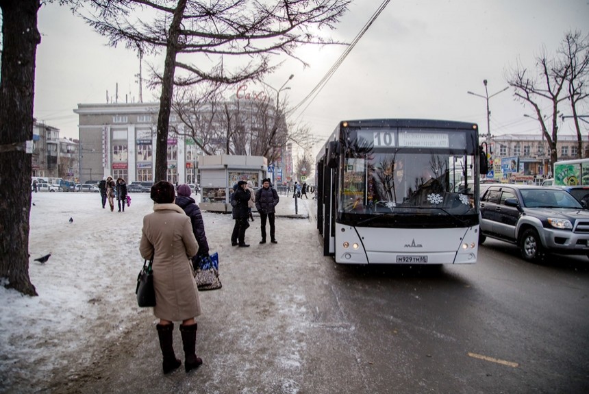Автобусы МАЗ начали поставлять на Сахалин