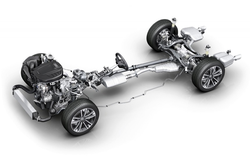 Новая трансмиссия Audi quattro ultra — с двумя муфтами вместо самоблока Torsen