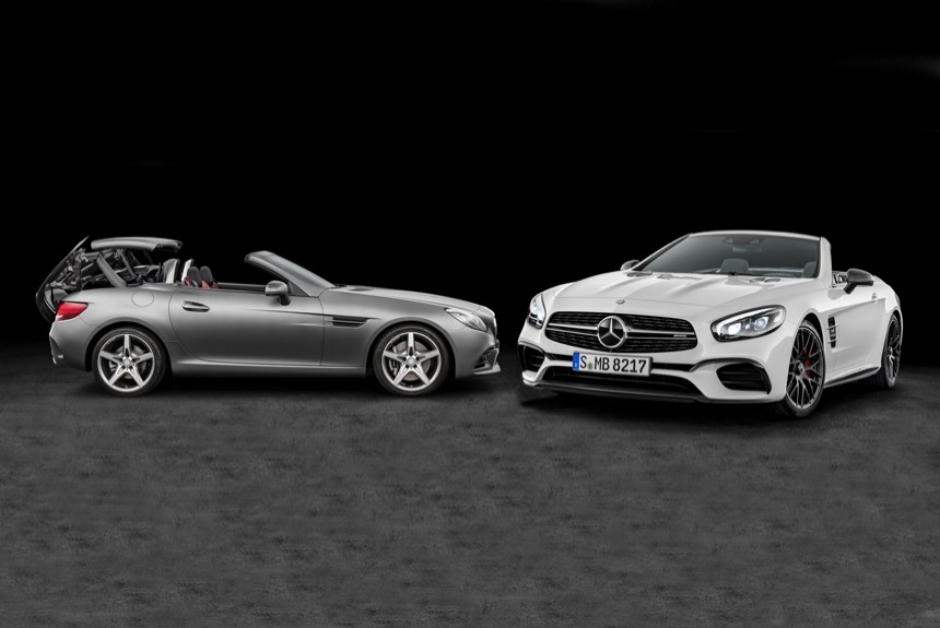 Объявлены цены на родстеры Mercedes-Benz SL и SLC