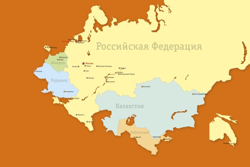 Все автозаводы на карте СНГ: чем живет автопром России и ближнего зарубежья?