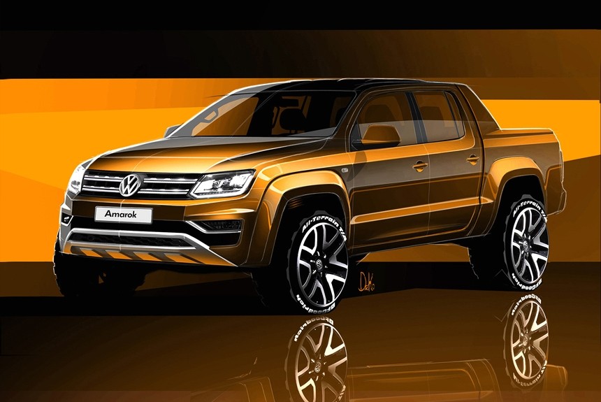 Каким будет обновленный пикап Volkswagen Amarok?
