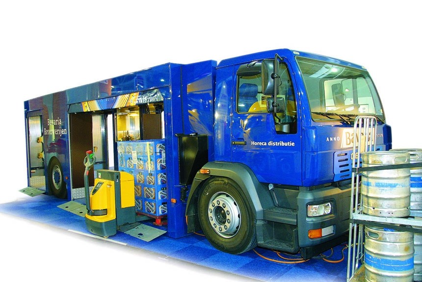 Обзор грузовика для перевозки пива на платформе MAN серии L2000 