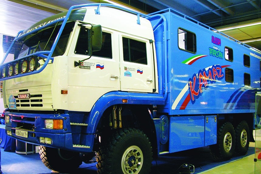 Представлены сервисные грузовики для ралли КамАЗ-635050 6x6