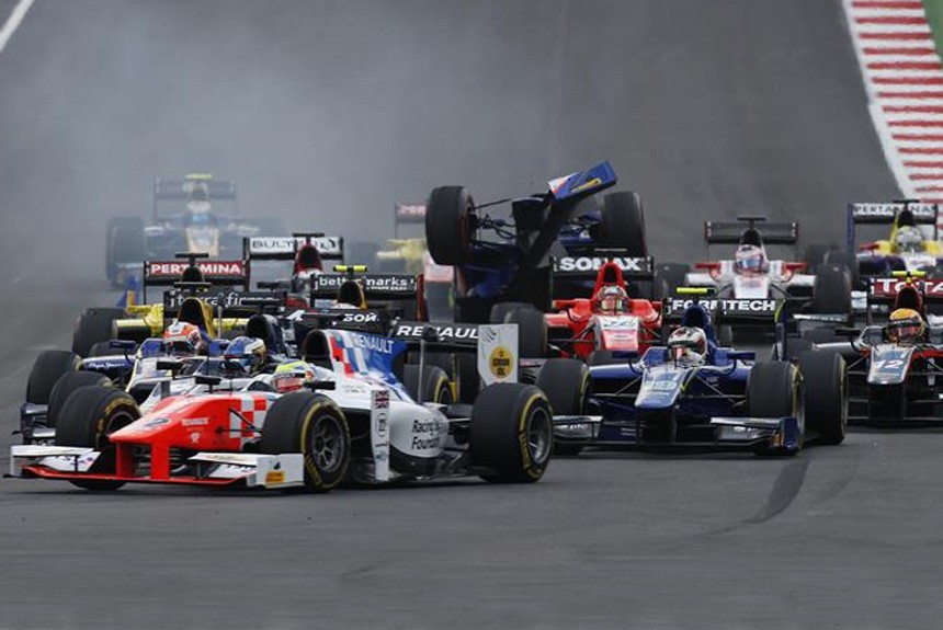 На зависть Формуле-1: калейдоскоп невероятных гонок GP2 продолжился и в Австрии