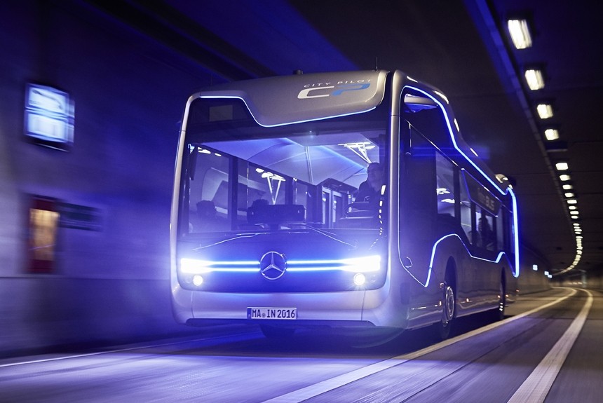 Mercedes создал автобус-беспилотник