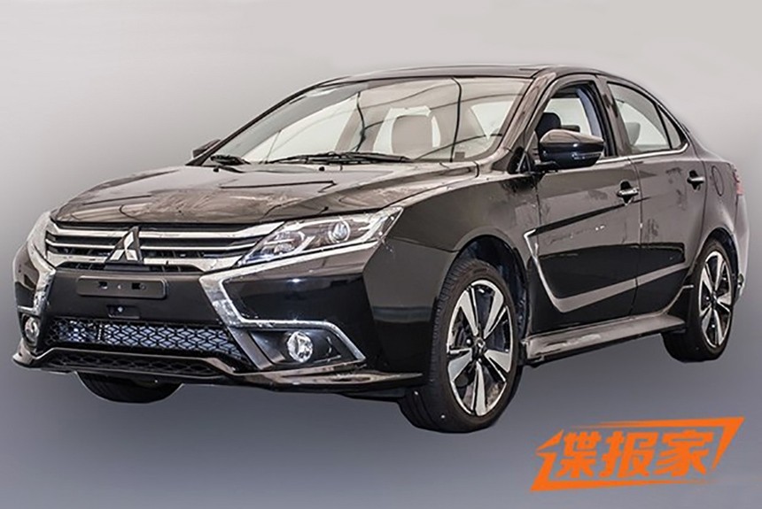В Китае подловили серьезно обновленный Mitsubishi Lancer