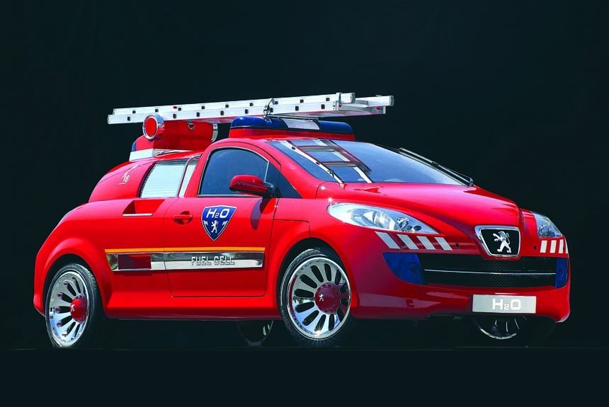Обзор концептуального пожарного автомобиля Peugeot H2O 