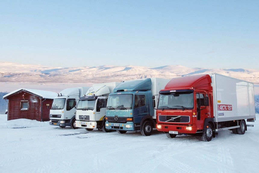 Испытания коммерческих автомобилей в северных условиях: Arctic test 2003, часть вторая