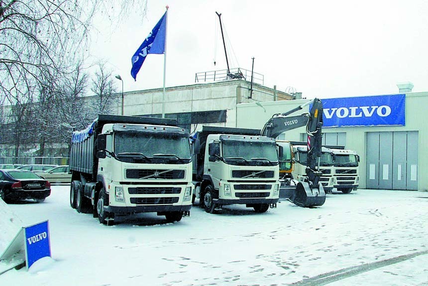 Открытие завода по сборке грузовиков Volvo в подмосковном Зеленограде