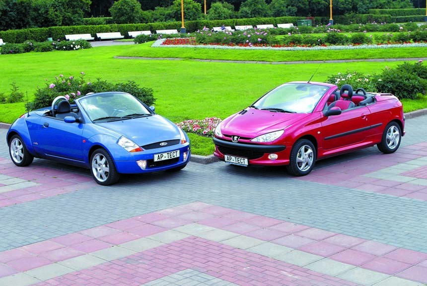 Эффект новизны: родстер Ford Streetka и купе -кабриолет Peugeot 206 CC