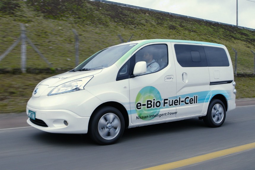 Фургон Nissan с установкой e-Bio Fuel Cell испытывается в Бразилии