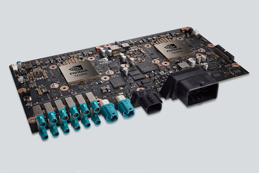 Фирма Nvidia представила чип для беспилотных автомобилей
