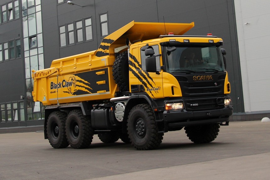 Scania представила тюнинговый самосвал в Голицыно