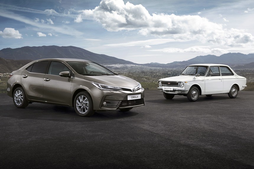 Toyota Corolla отмечает 50-летний юбилей