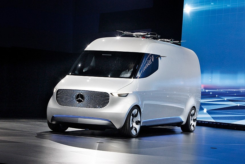 Дрононосец: смогут ли Mercedes Vision Van, смартфоны и дроны поменять доставку товаров в будущем?