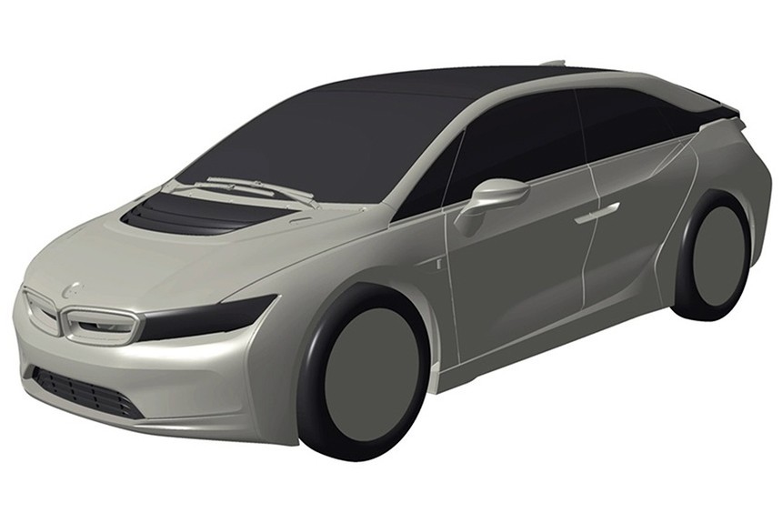 Опубликованы патентные изображения нового электромобиля BMW
