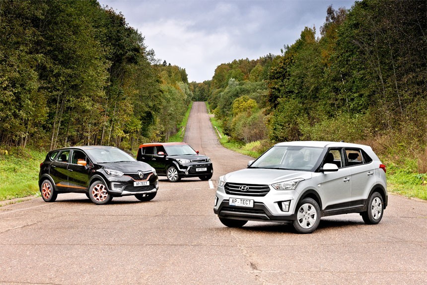 Заслужить популярность: Hyundai Creta, Renault Kaptur или Kia Soul?