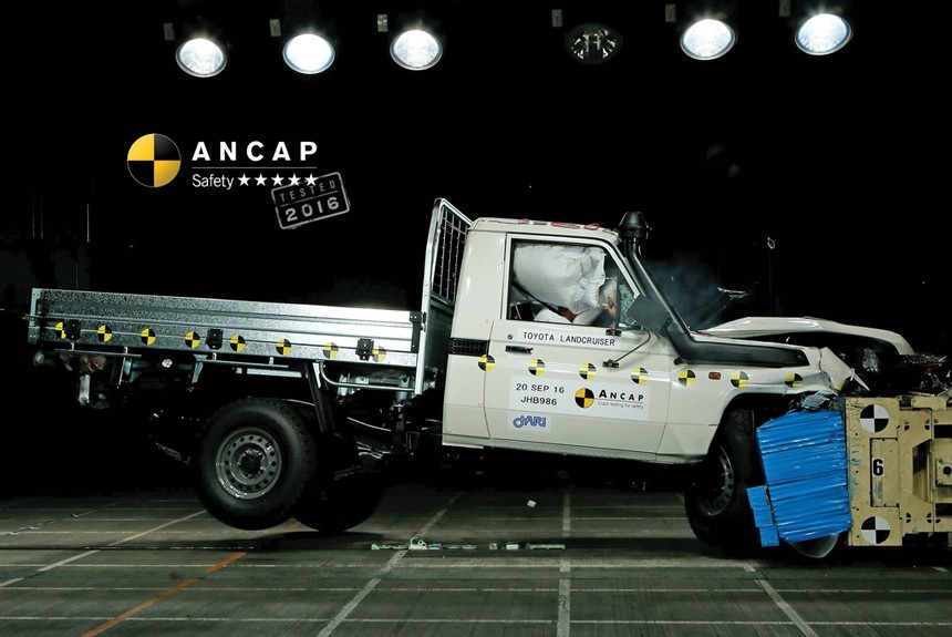 Toyota Land Cruiser 70 и краш-тест ANCAP: пять звезд за безопасность!