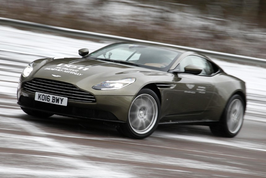 Астонмобиль: первый тест суперкара Aston Martin DB11 на Дмитровском автополигоне