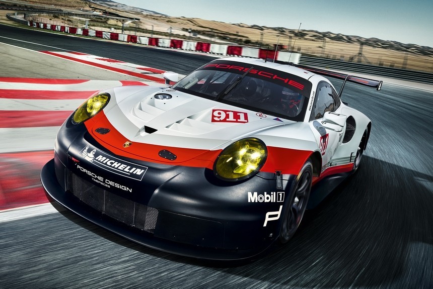 Porsche 911 RSR для Ле-Мана: теперь среднемоторный!