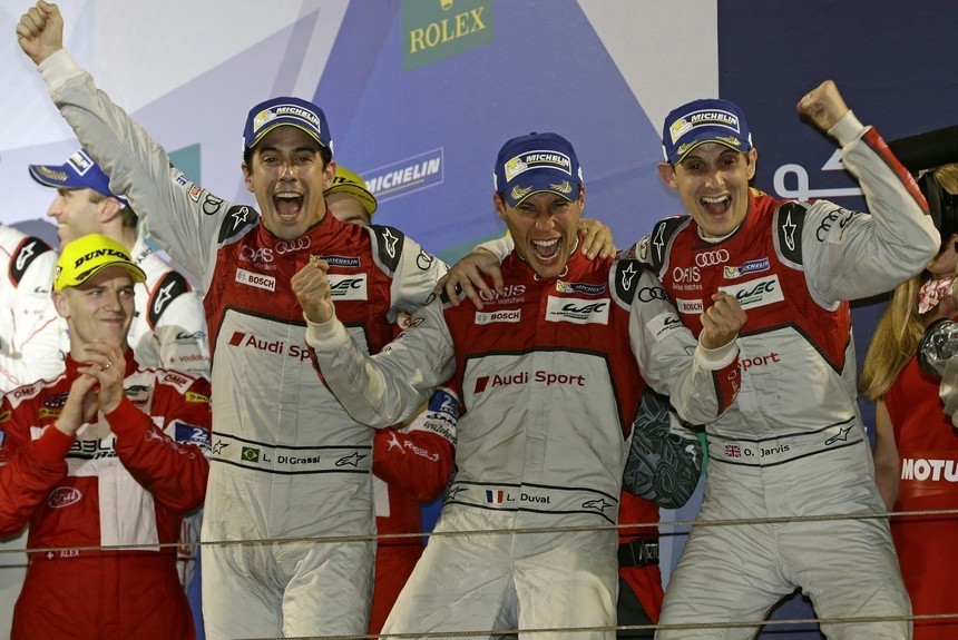 WEC в Бахрейне: команда Audi попрощалась победным дублем