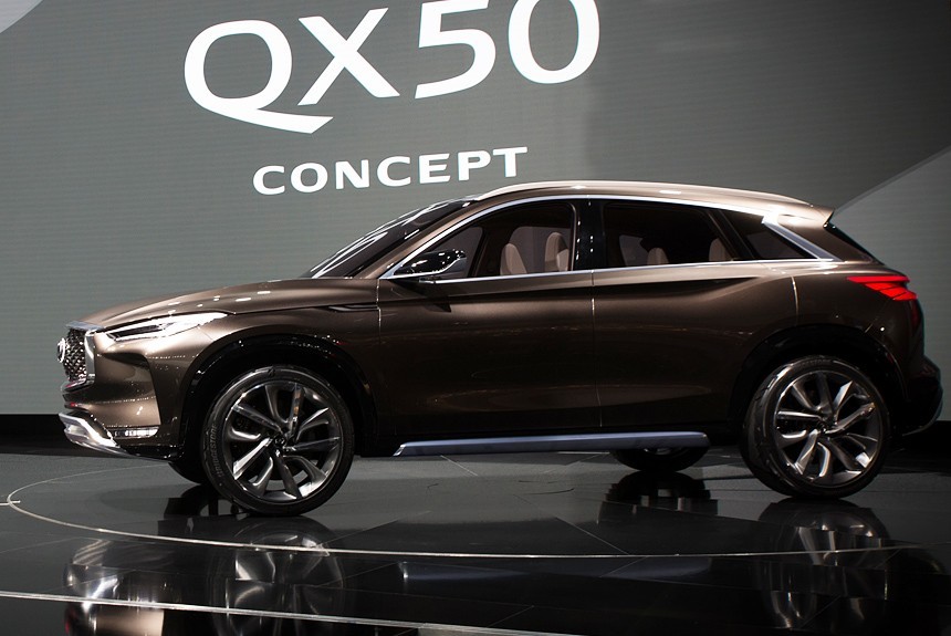 Кроссовер Infiniti QX50 Concept показал интерьер