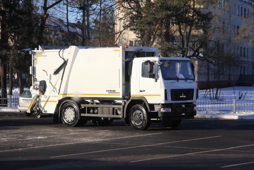Немецкое с белорусским: представлен мусоровоз МАЗ с надстройкой FAUN
