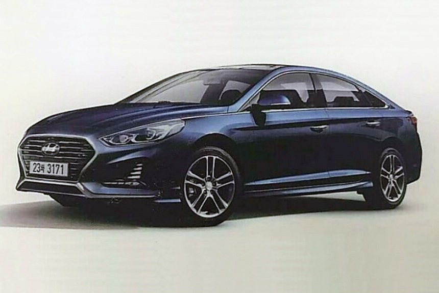 Внешность обновленного седана Hyundai Sonata раскрыта до премьеры