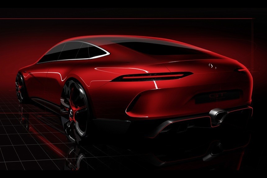 Mercedes-AMG GT Concept — гибридный ответ Панамере