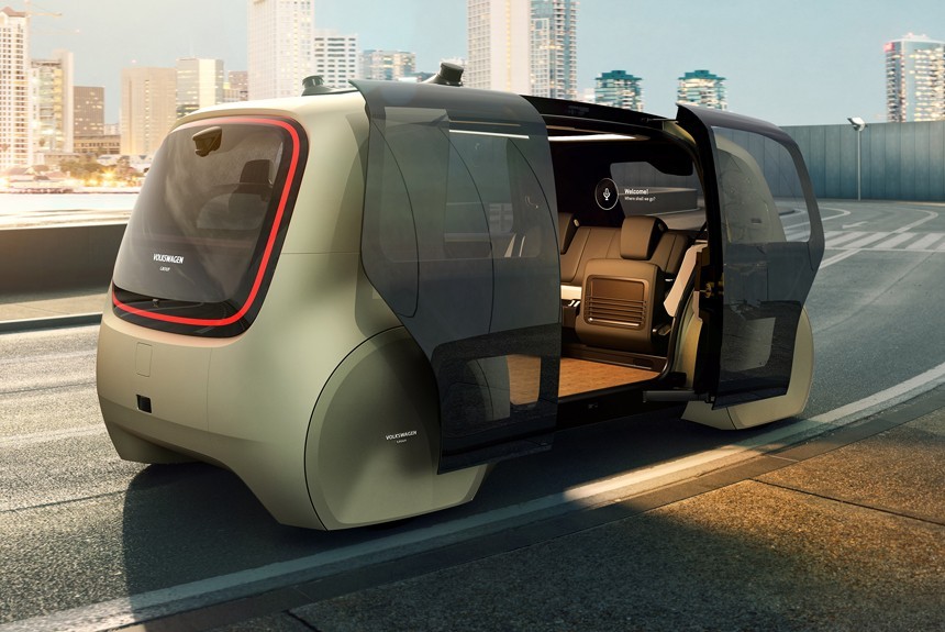 Беспилотный шаттл Sedric — начало для Volkswagen-такси