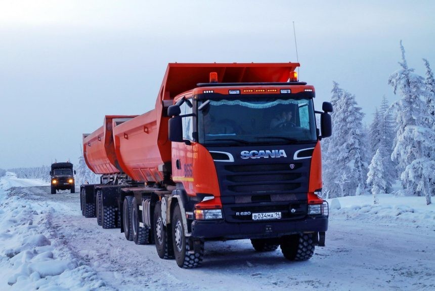 Scania или Volvo: на чем возят алмазную руду