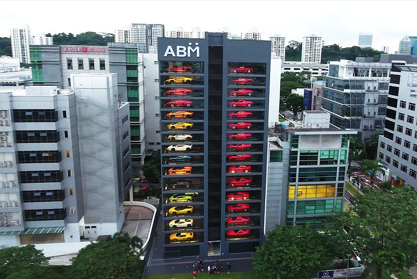 В Сингапуре построен крупнейший вендинговый автомат для автомобилей