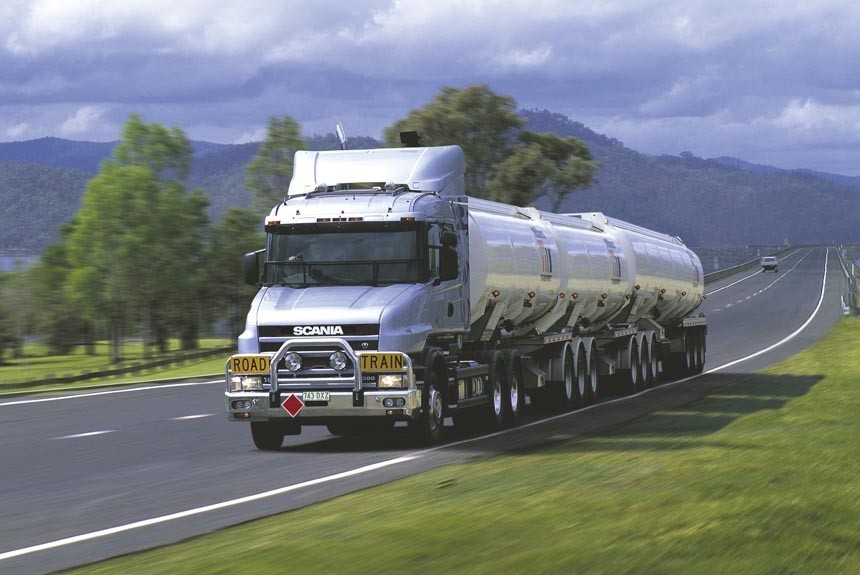 Королева Австралии: 580-сильный тягач Scania и магистральные поезда