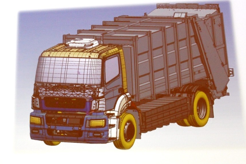 Электрический мусоровоз КАМАЗ: первая информация